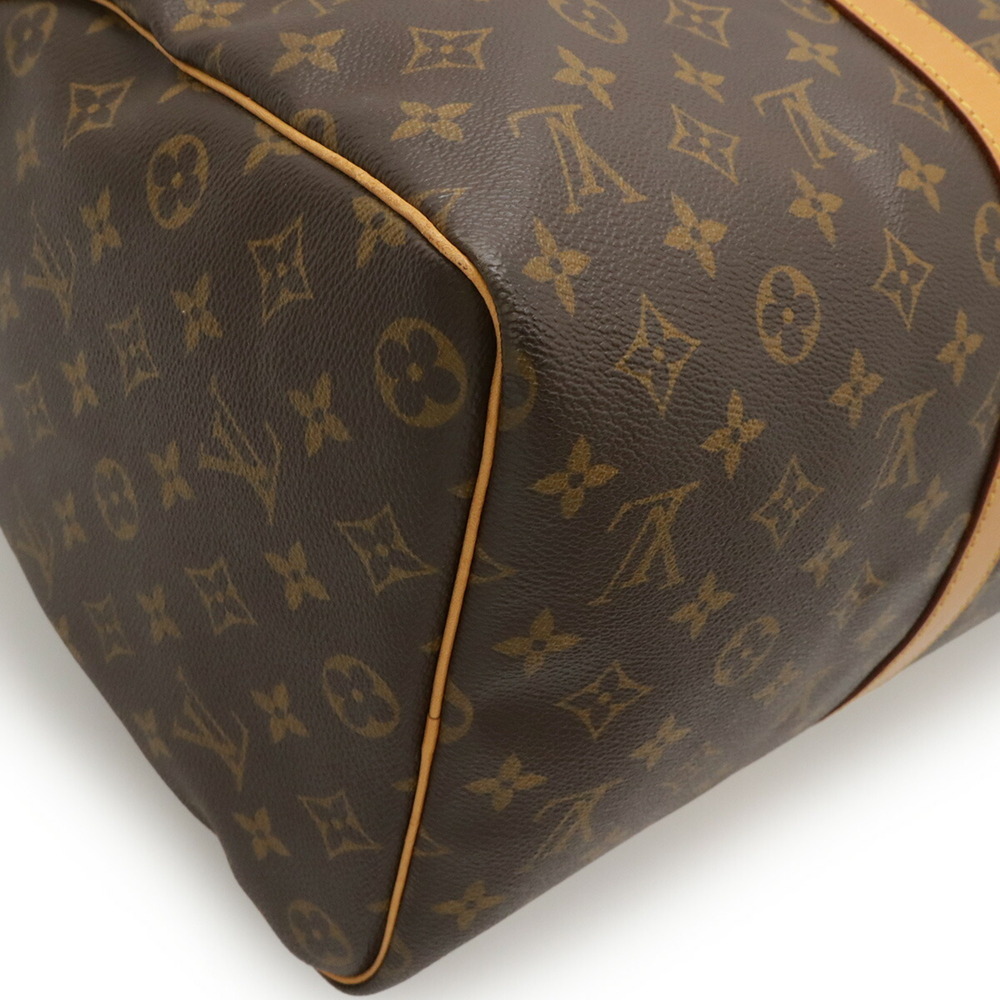 LOUIS VUITTON Brown Monogram Keepall 45 Boston Bag - Picture 4 of 10